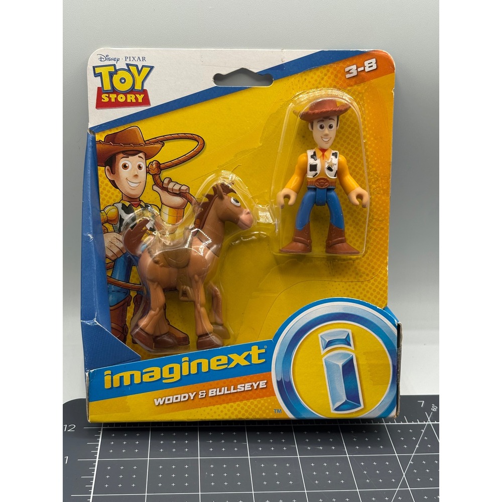 Imaginext Toy Story Woody and Bullseye Figure Set Fisher-Price Disney Pixar New
